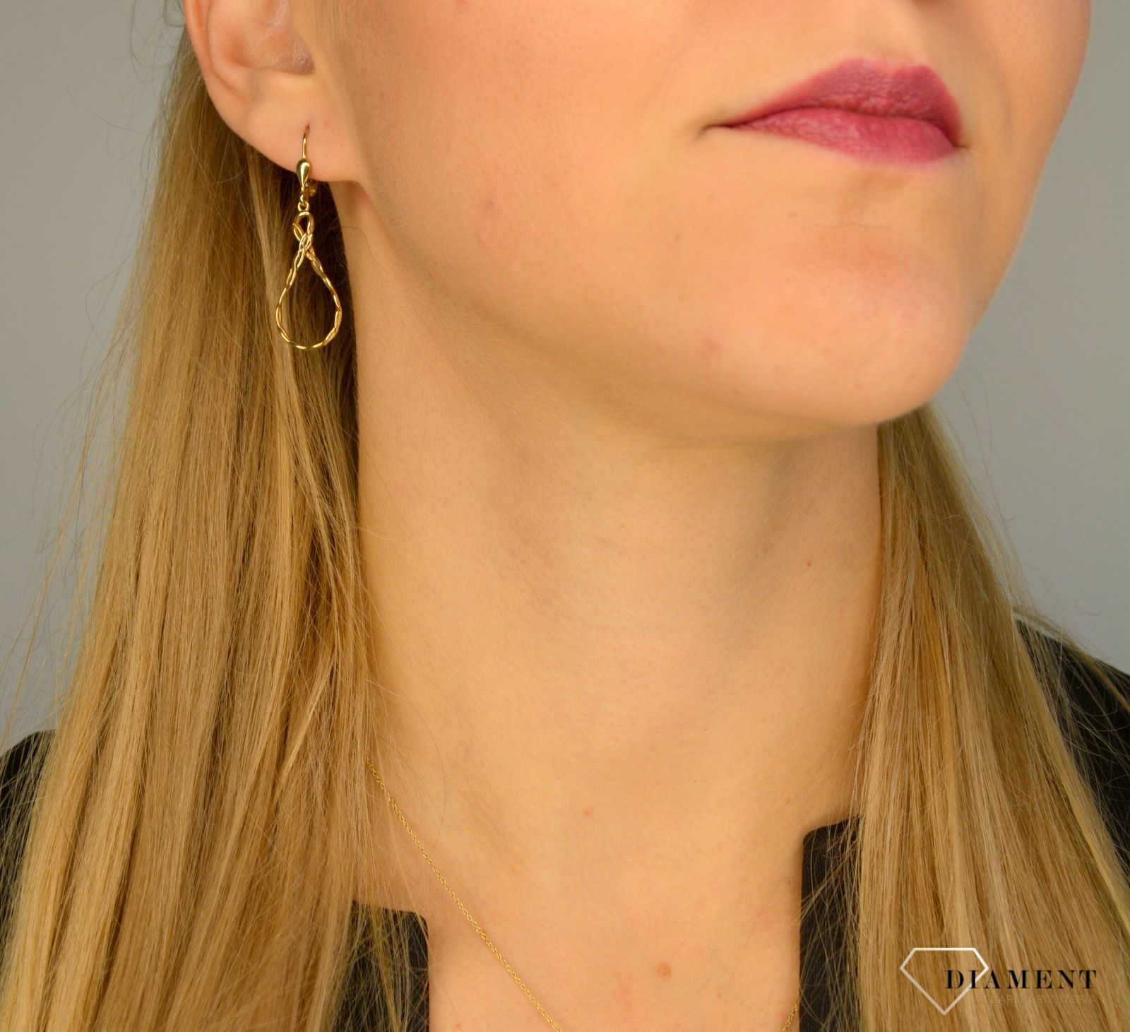 Kolczyki złote wiszące Yes 333 'Nieskończoność'  ZW-X-X07-N00-GA10191.jpg