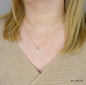 Złota zawieszka ażurowa Yes z cyrkoniami ZW-X-X09-D00-LB16625 ✓Złote zawieszki w Sklepie z Biżuterią zegarki-diament (5).JPG