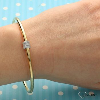 Złota bransoletka sztywna ✓Bransoletki złote w Sklepie z Biżuterią zegarki-diament.pl✓Piękne i Eleganckie Bransoletki✓Prawdziwe Złoto✓Prezent dla kobiety✓ (2).jpg