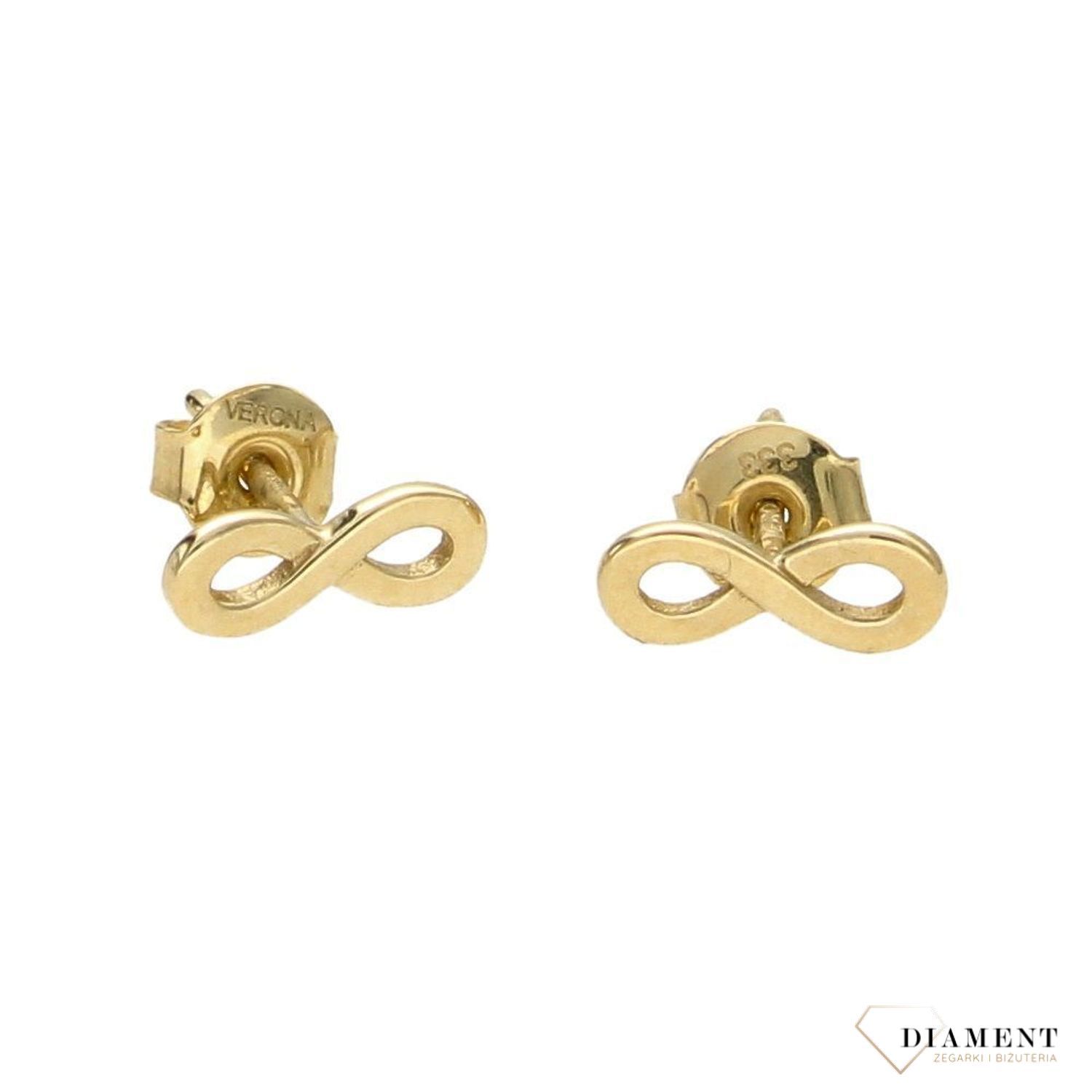 Złote kolczyki 333 znak nieskończoności ZW-X-X09-N00-FA12518.jpg