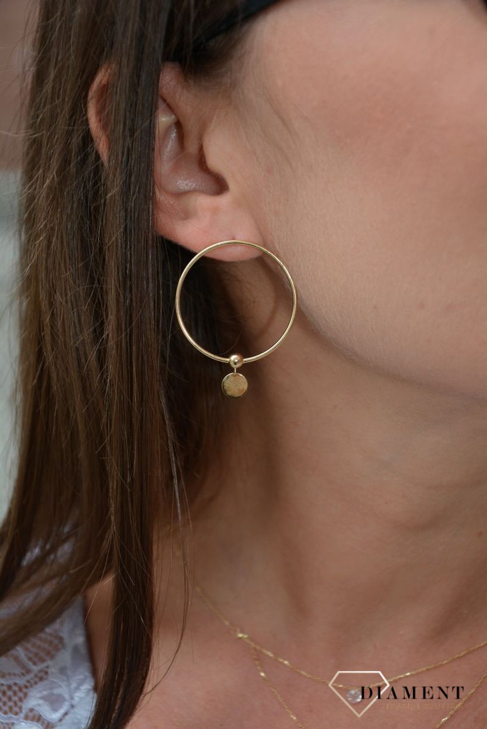 Złote kolczyki 333 koła z kółkiem ZW-X-X09-N00-FA17133.jpg