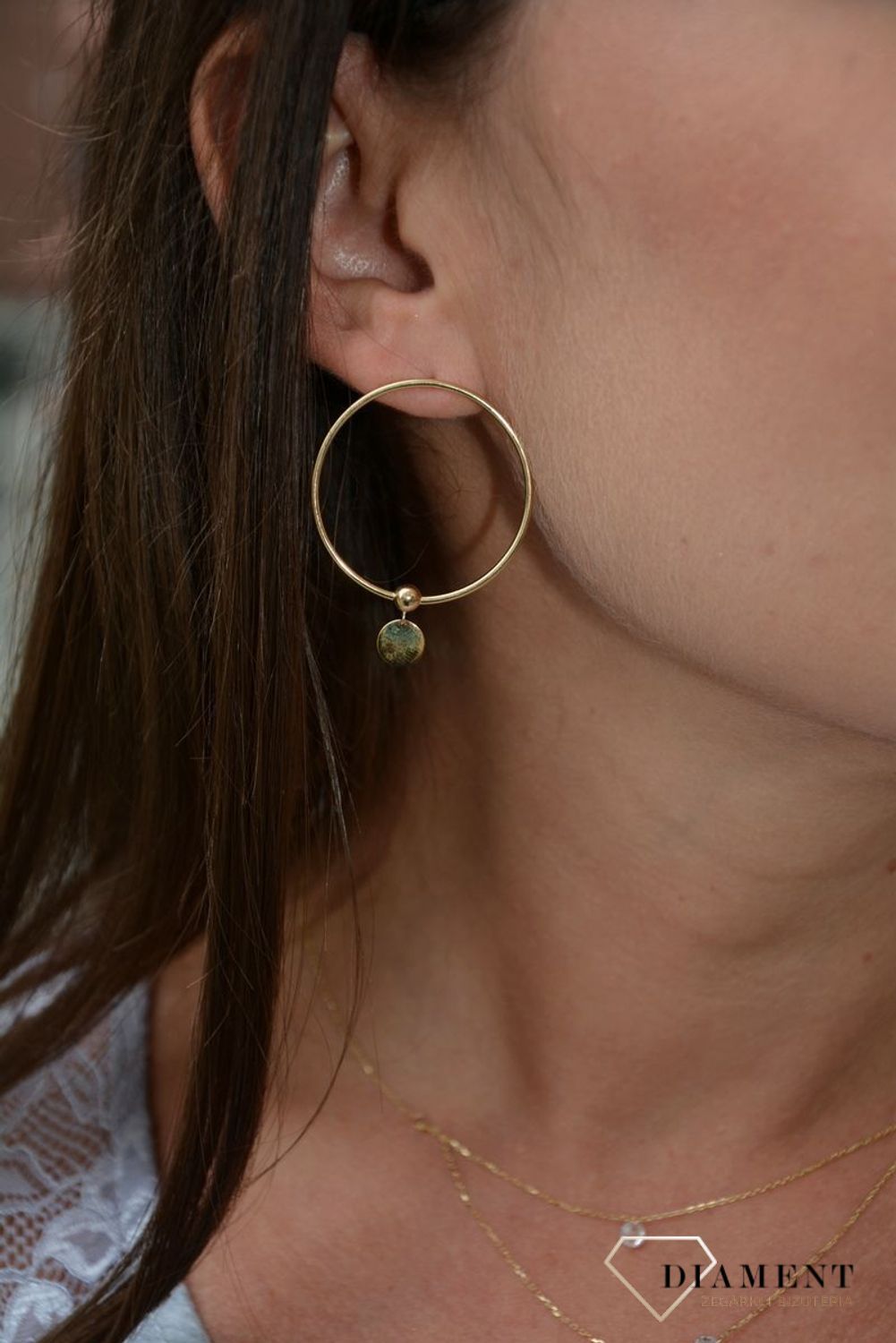 Złote kolczyki 333 koła z kółkiem ZW-X-X09-N00-FA17133.jpg