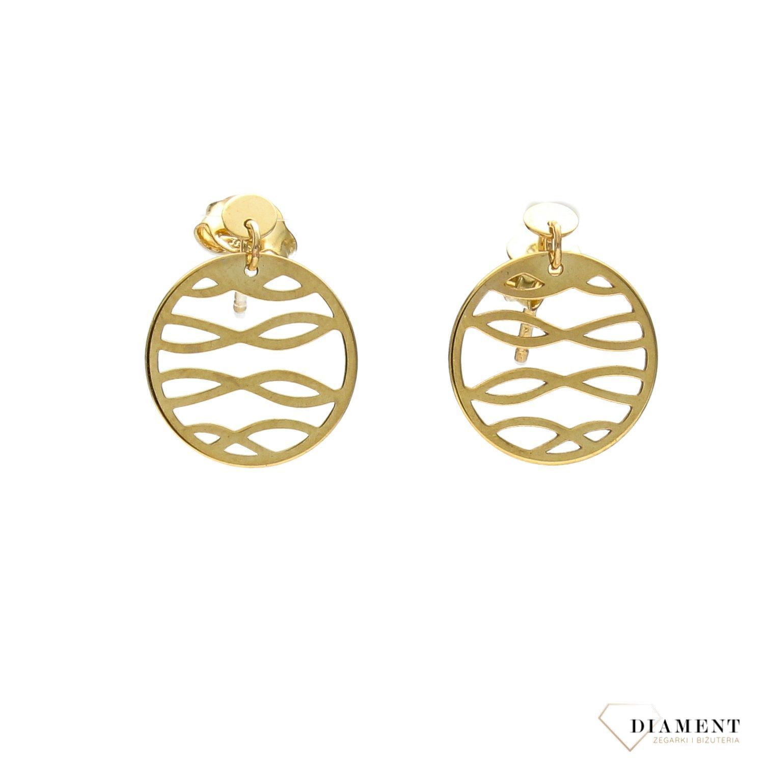 Złote kolczyki 333 ażurowe kółko ZW-X-X09-N00-FA17207.jpg