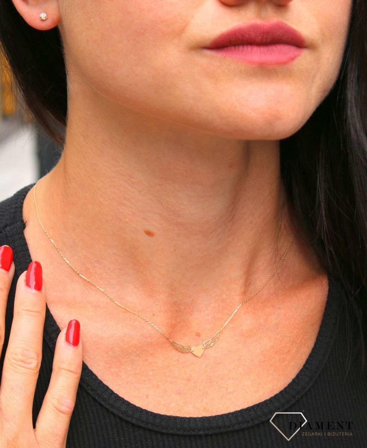 Złote kolczyki 333 przy uchu kuleczki z cyrkonią ZW-X-X09-N00-FB18240.jpg