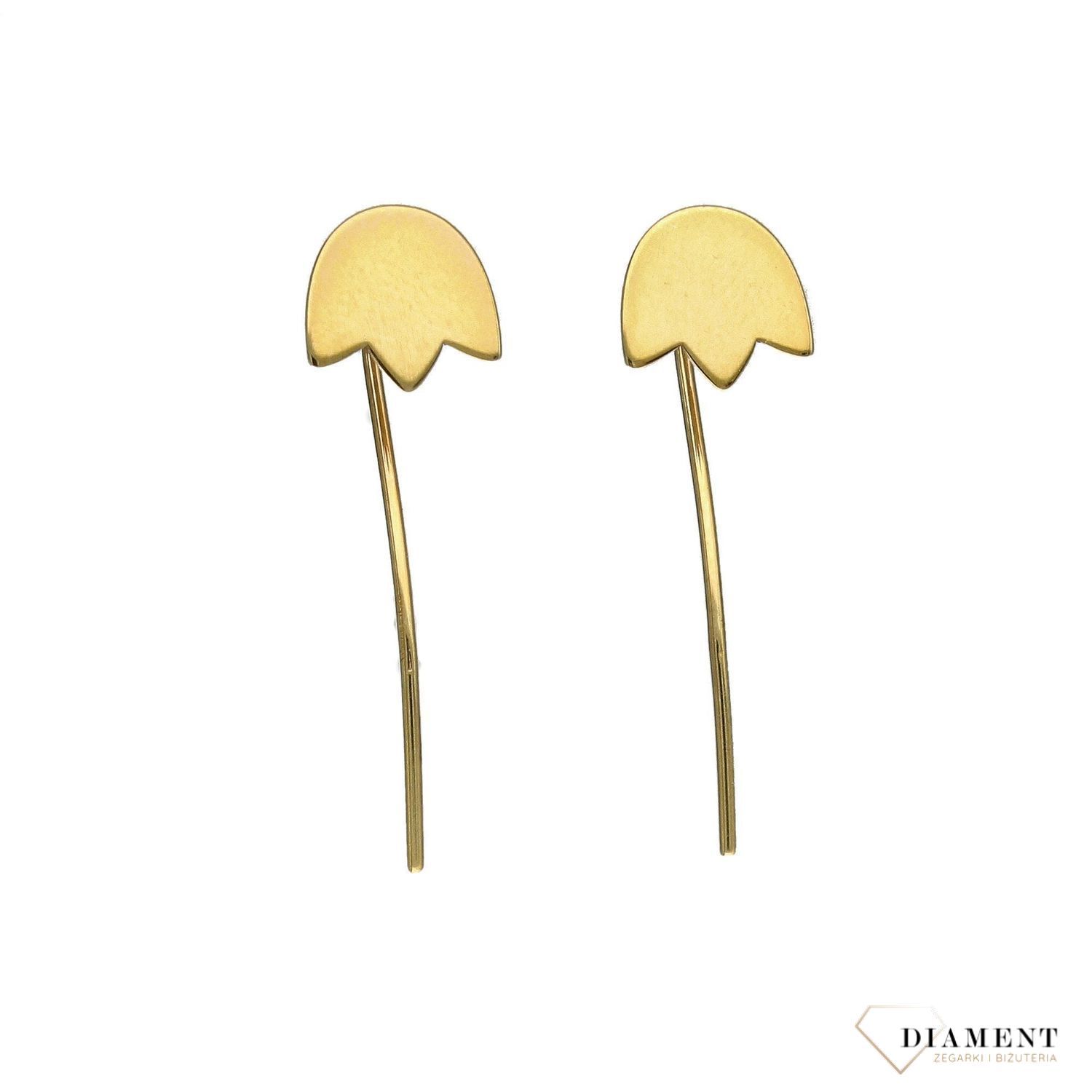 Złote kolczyki 333 tulipan ZW-X-X09-N00-GA15937d.jpg