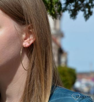 Złote kolczyki koła 333 cienkie 6 cm✓ Kolczyki złote w Sklepie z Biżuterią zegarki-diament.pl✓ Piękne Kolczyki dla Kobiet✓ Prawdziwe Złoto✓.JPG