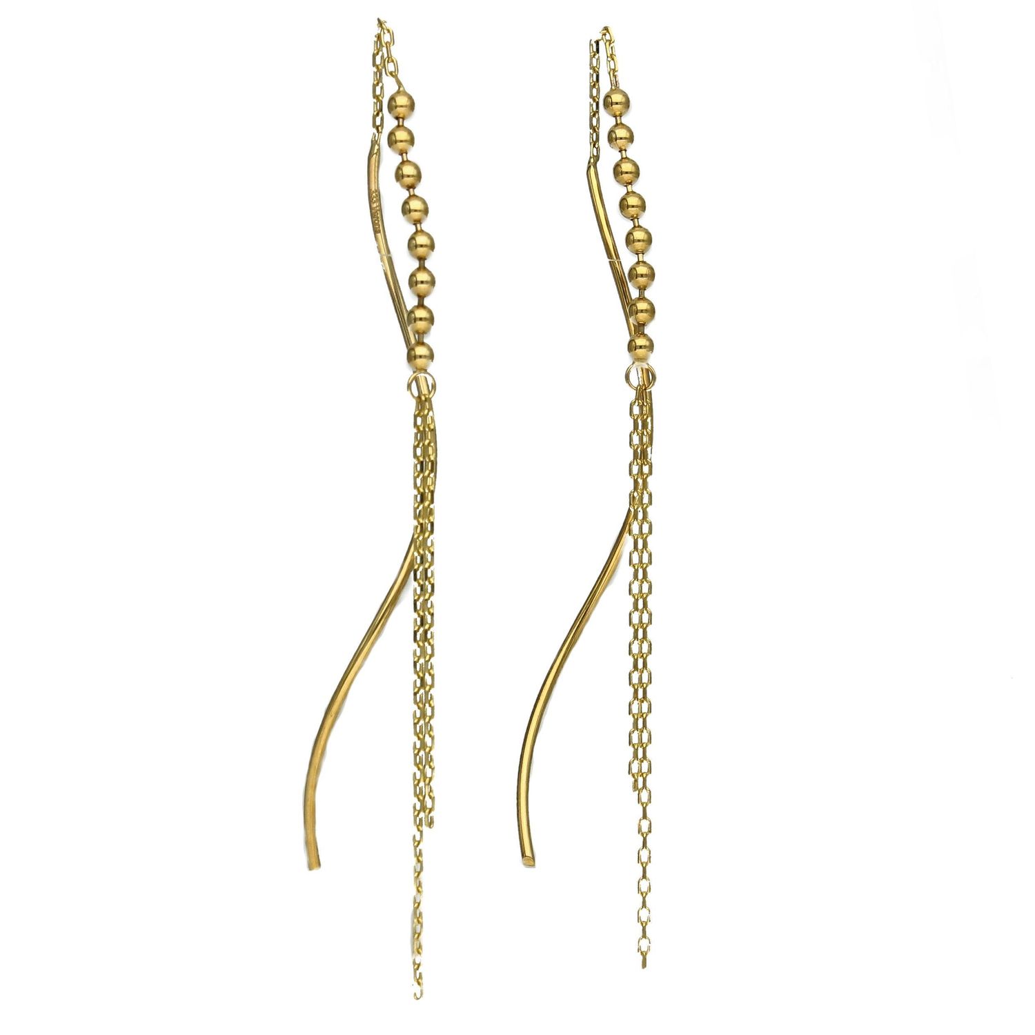 Złote kolczyki 333 wiszący blask ZW-X-X09-N00-HA16177.jpg