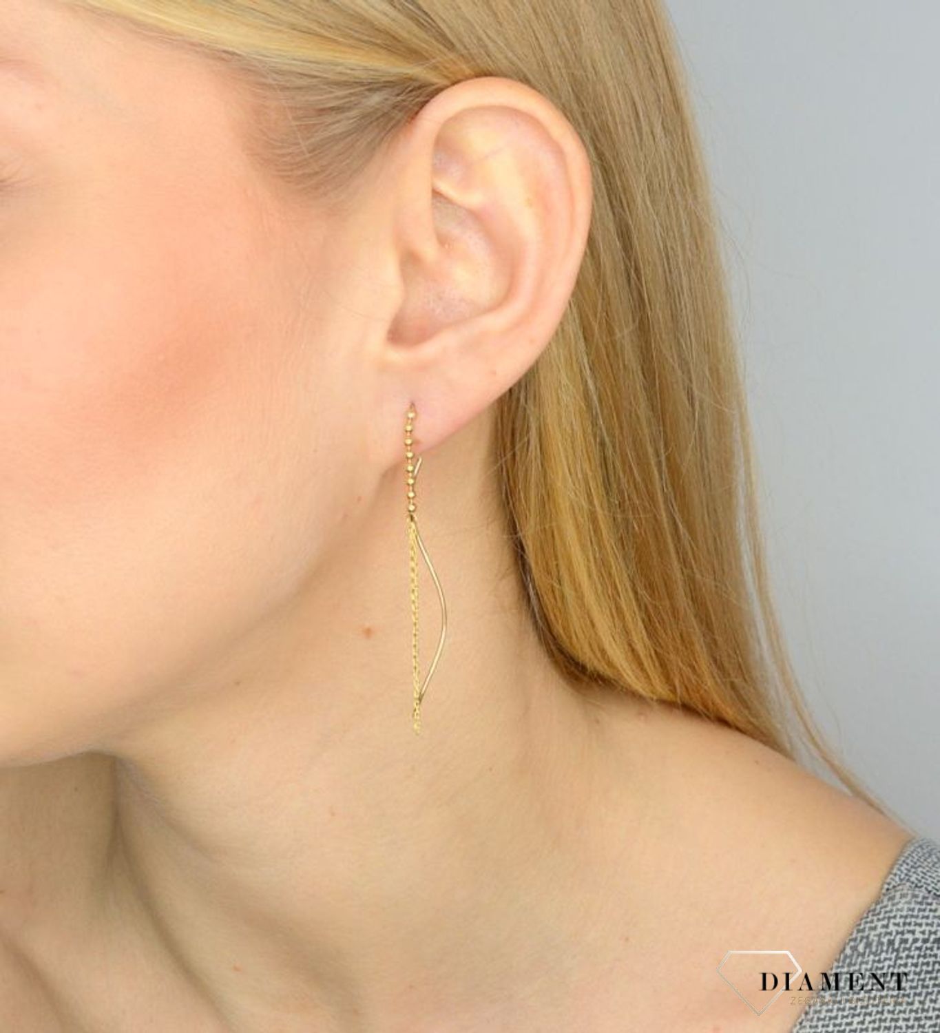 Złote kolczyki 333 wiszący blask ZW-X-X09-N00-HA16177.jpg