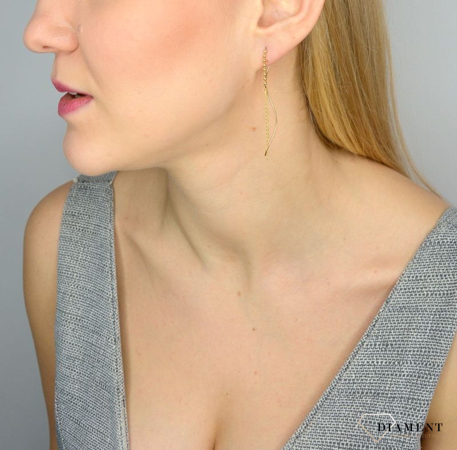 Złote kolczyki 333 wiszący blask ZW-X-X09-N00-HA16177.jpg