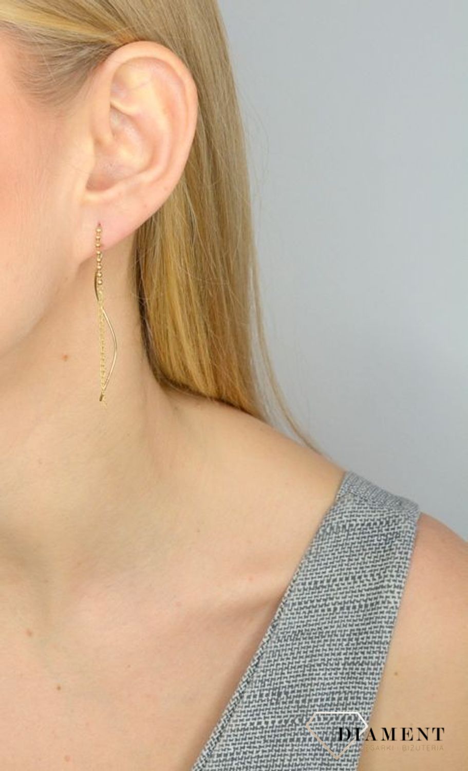 Złote kolczyki 333 wiszący blask ZW-X-X09-N00-HA16177.jpg