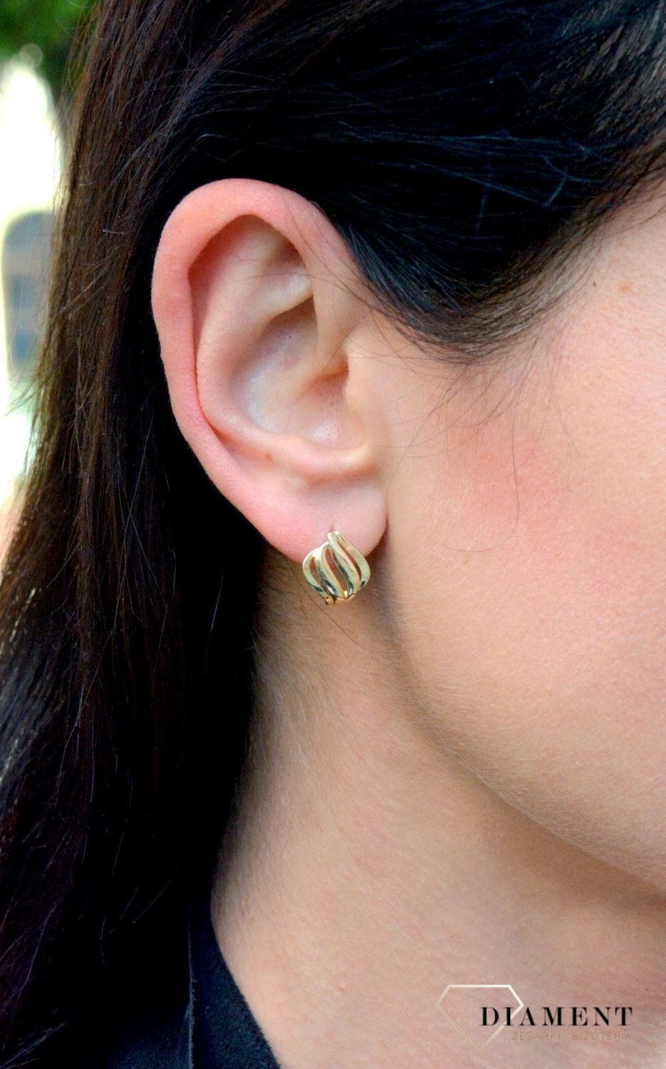 Kolczyki złote YES falowane angielskie zapięcie 333 ZW-X-X09-N00-HA18351.jpg