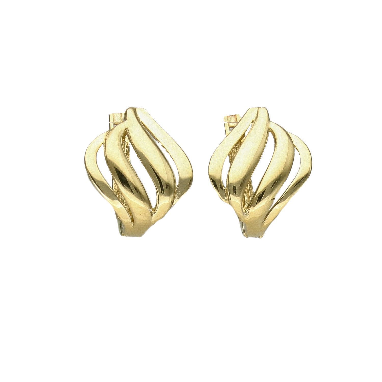 Kolczyki złote YES falowane angielskie zapięcie 333 ZW-X-X09-N00-HA18351.jpg