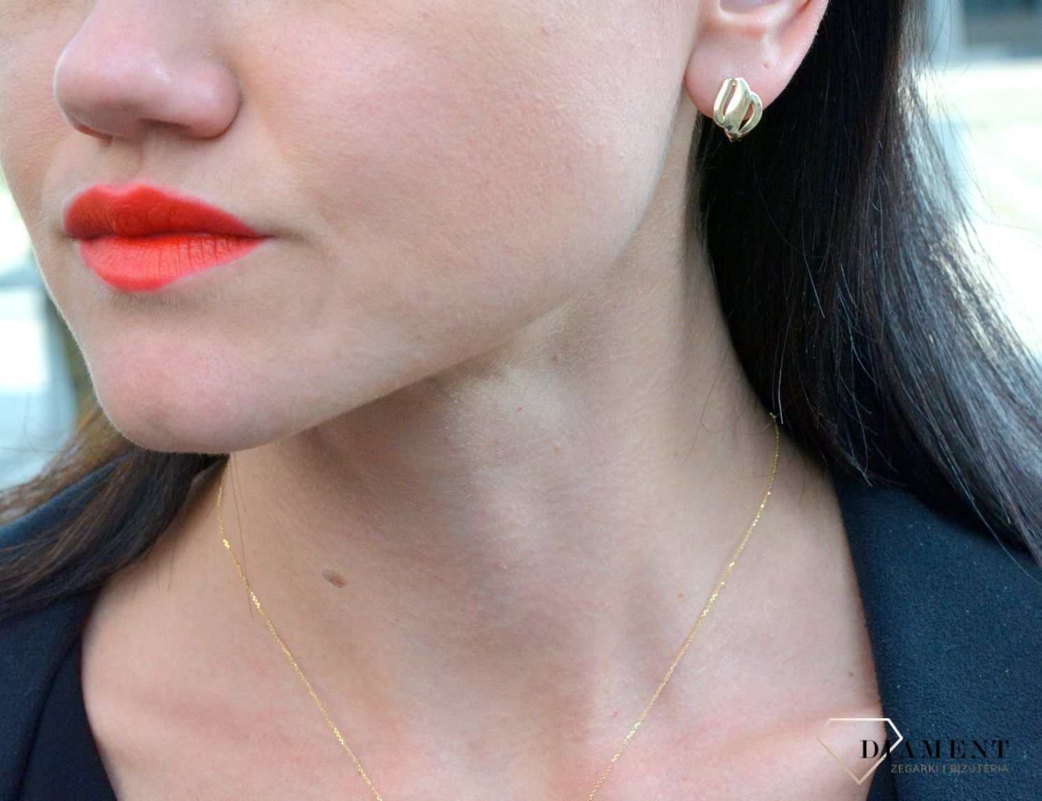 Kolczyki złote YES falowane na angielskie zapięcie 333 ZW-X-X09-N00-HA18352.jpg