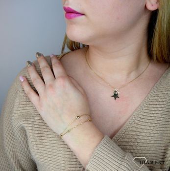 Złota bransoletka Yes ZW-X-X09-N19-DA15578 Bransoletka podwójna, wykonana z żółtego złota próby 0,333.  ✓Bransoletki złote w Sklepie z Biżuterią (4).JPG