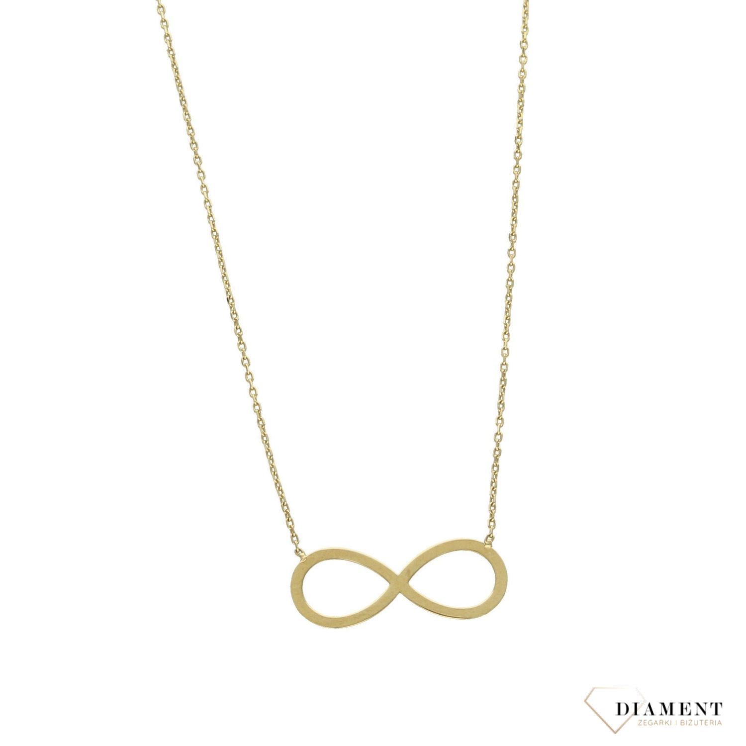 Dzięki swojej uniwersalnej formie może stanowić dopełnienie zarówno stroju formalnego, jak i codziennej stylizacji. Ułożona poziomo ósemka to znak wiecznego uczucia.jpg