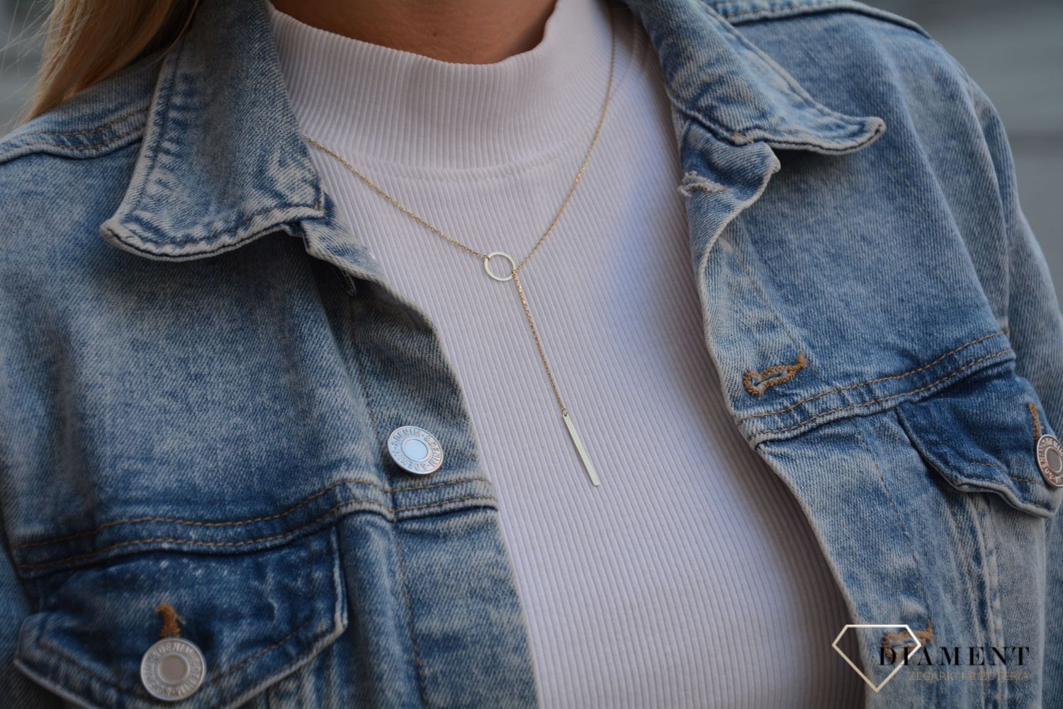 naszyjnik złoty celebtryka z blaszką do grawer biżuteria yes.jpg