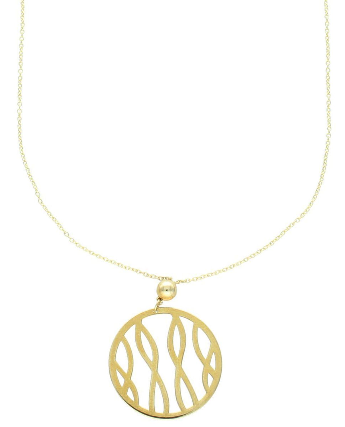 Złoty naszyjnik celebrytka duże  kółko z zakręconymi wzorami 333- ZW-X-X09-N50-CA1. Naszyjnik celebrytka kółeczko wykonany z 8-karatowego złota. 2.jpg