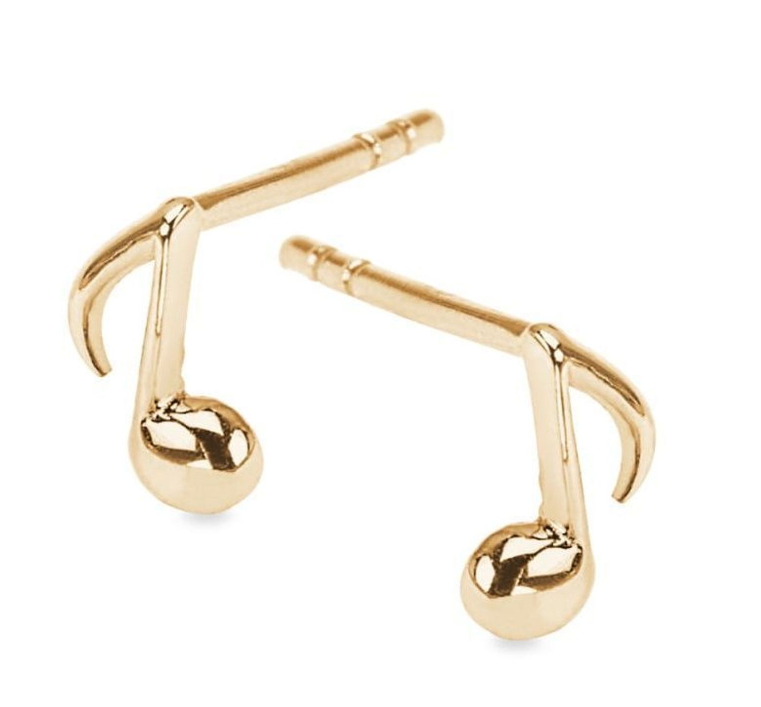 Złote kolczyki nutki 585 na sztyft ZW-Z-Z08-N00-FA14128. Złote kolczyki wykonane z najwyższej jakości złota. Kolczyki złote nutki. Kolczyki złote na sztyft. Kolczyki złote nutki na prezent..jpg