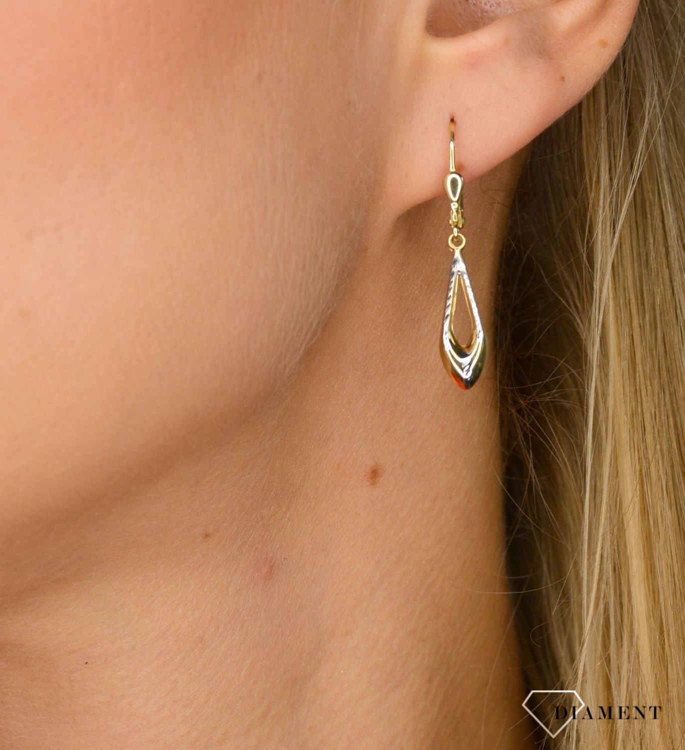 Złote kolczyki 585 długie łezki ZW-Z-Z12-D00-GA16899.jpg