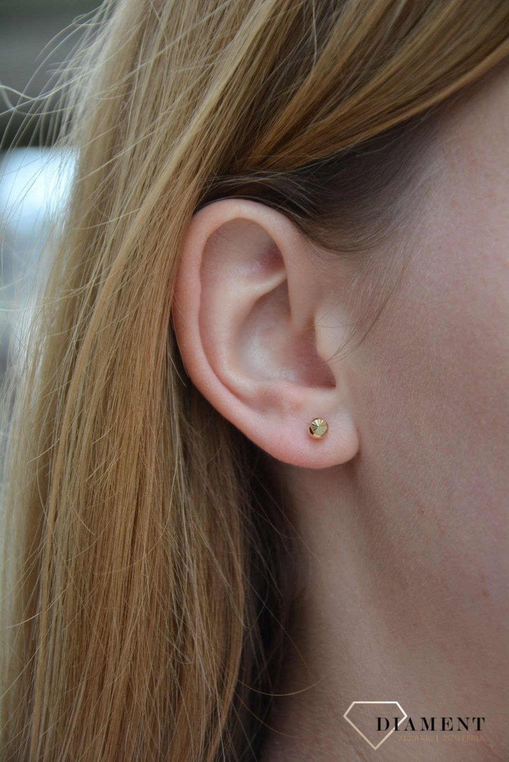 Złote kolczyki 585 kulki zdobione ZW-Z-Z12-N00-FA17169.jpg