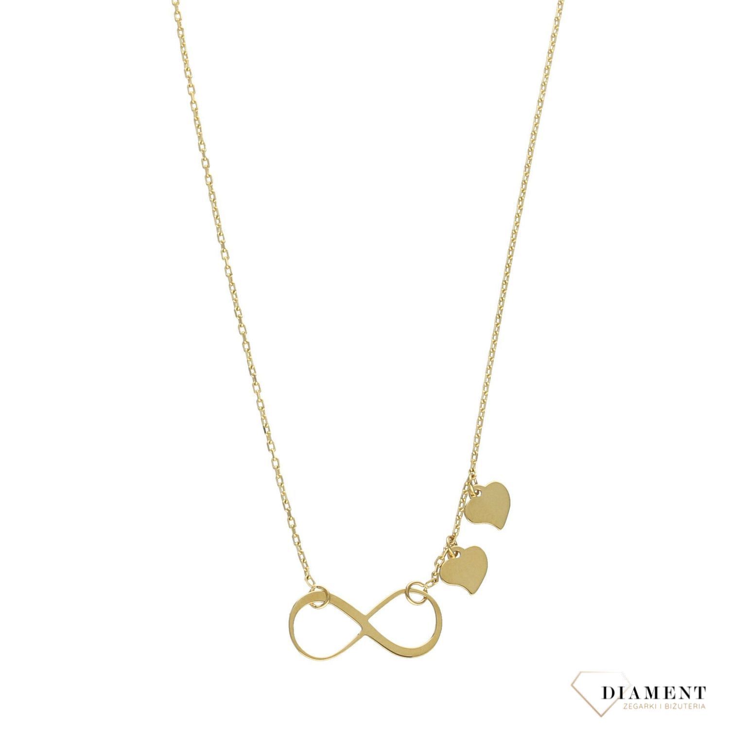 Naszyjnik celebrytka 585 nieskończoność serca — kopia.jpg