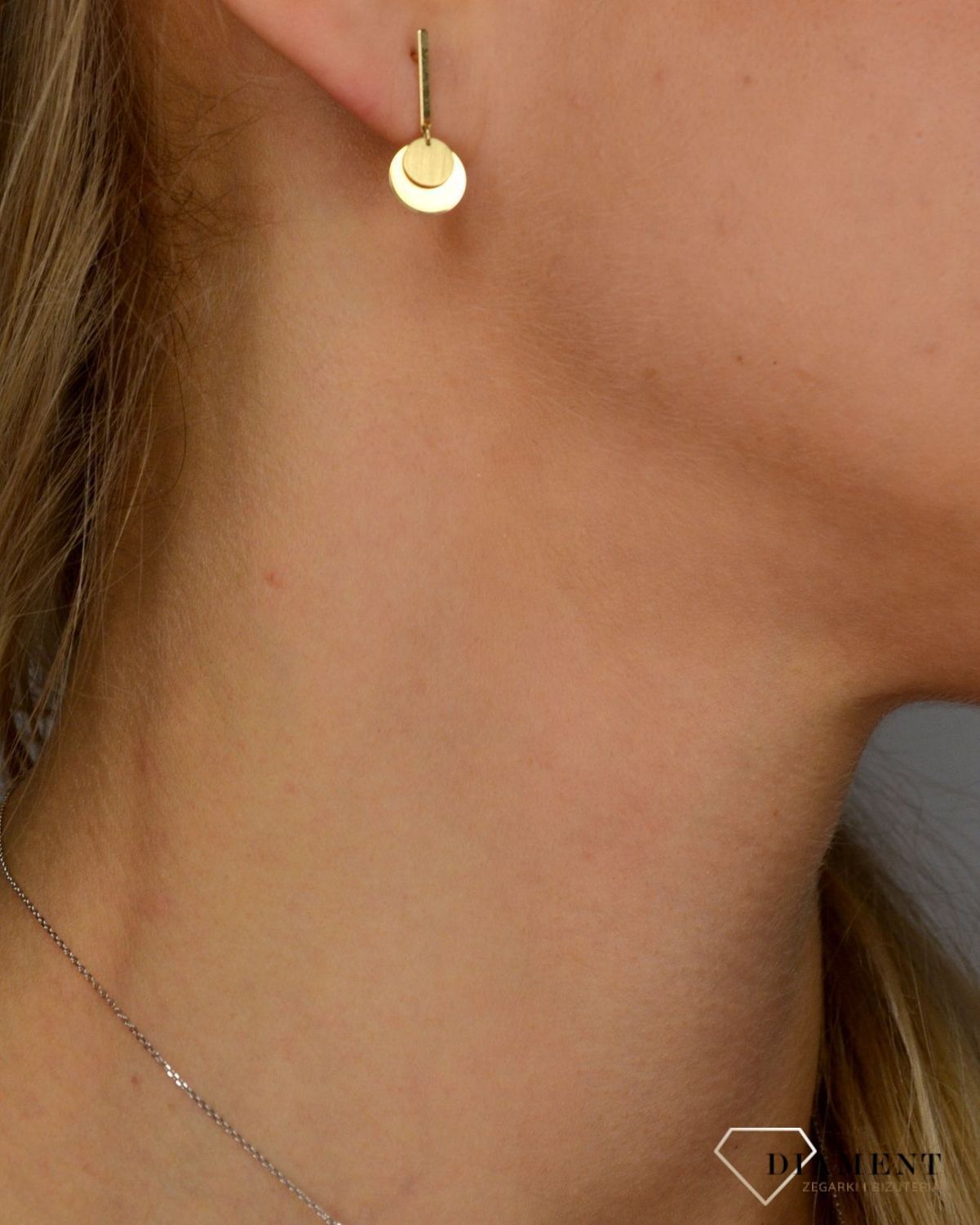 Złote kolczyki 585 kółka z blaszki ZW-Z-Z16-N00-FA15626.jpg