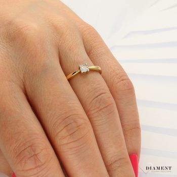 Pierścionek ZŁOTY DIAMENT, 585 diamenty.jpg