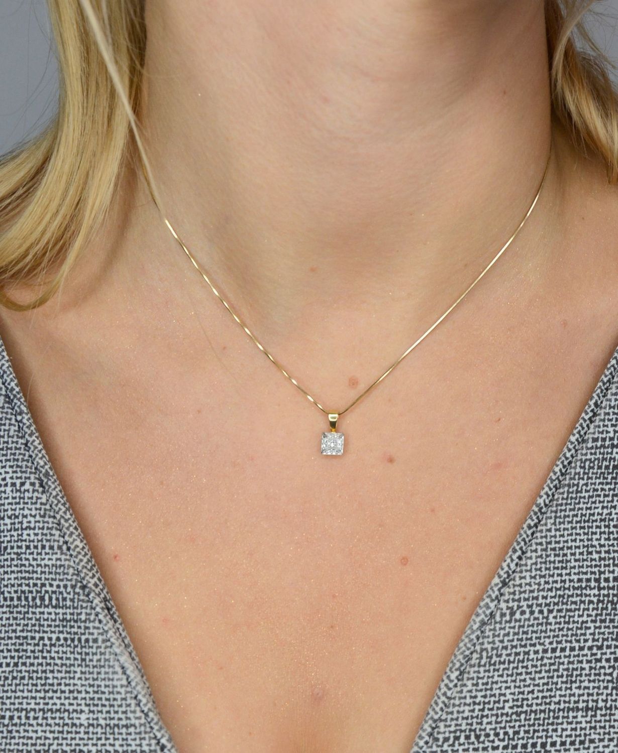 Zawieszka złota DIAMENT białe złoto, diamenty.jpg