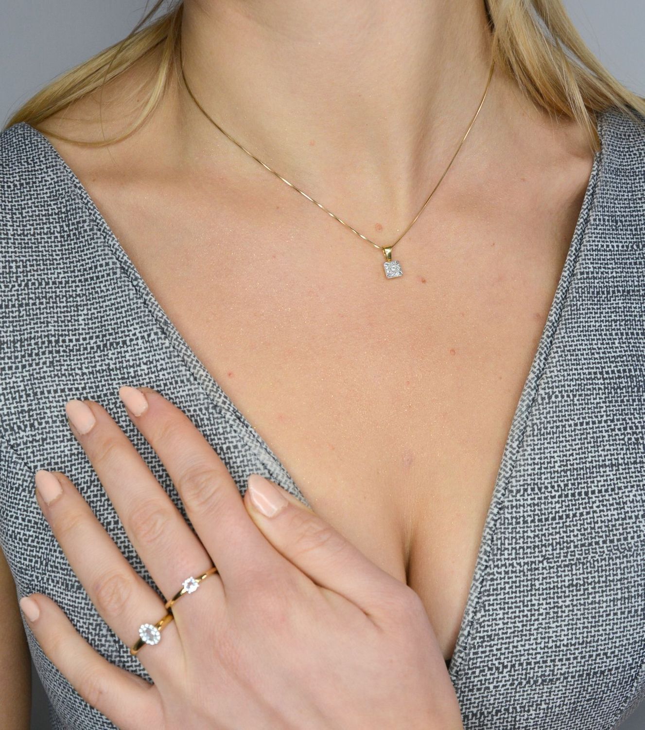 Zawieszka złota DIAMENT białe złoto, diamenty.jpg