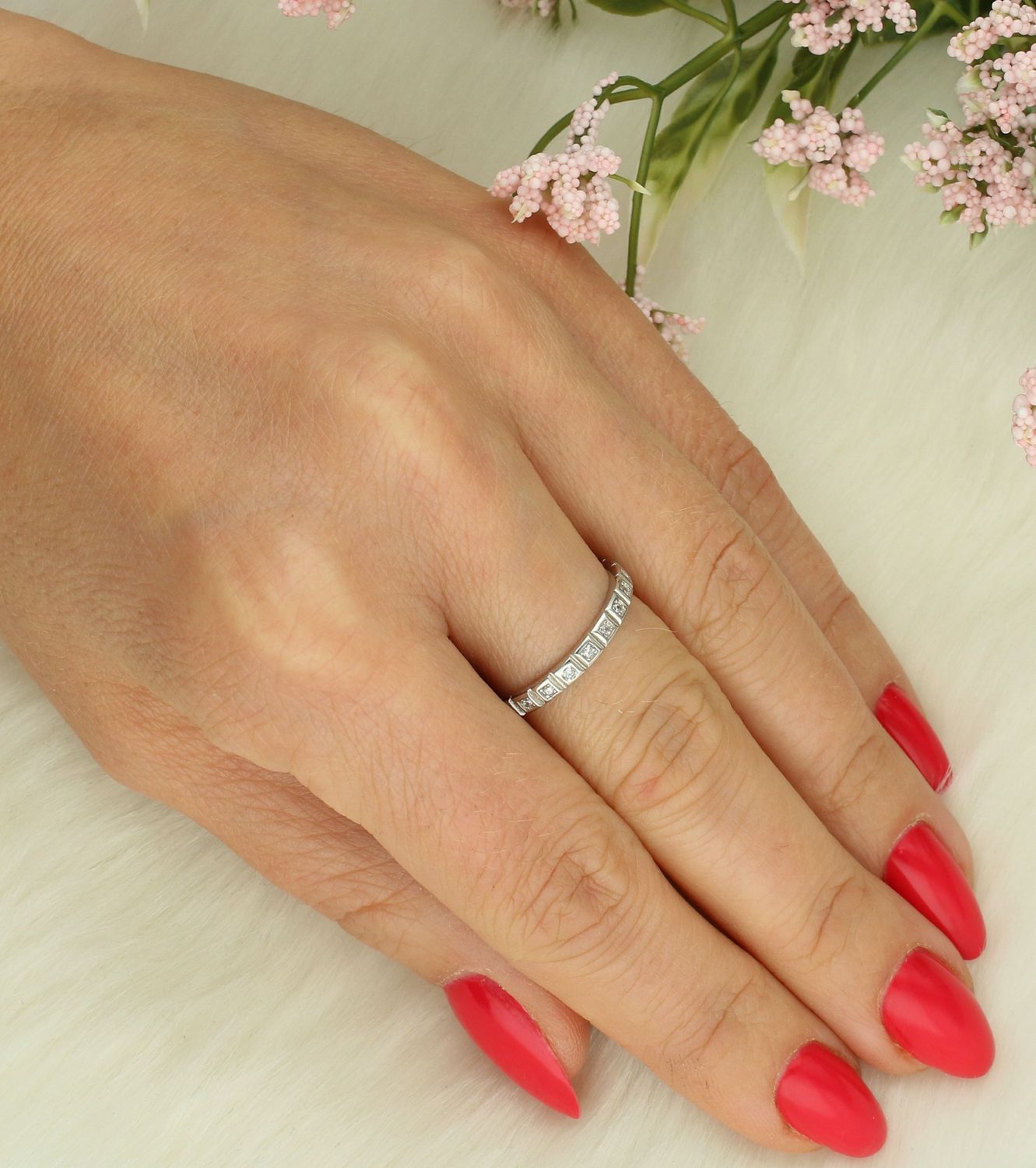 Srebrny pierścionek damski 925 obrączka rodowana z cyrkoniami dia-prs-7533-925. Srebrny pierścionek damski. Srebrny pierścionek z cyrkoniami. Pierścionek srebrny damski..jpg