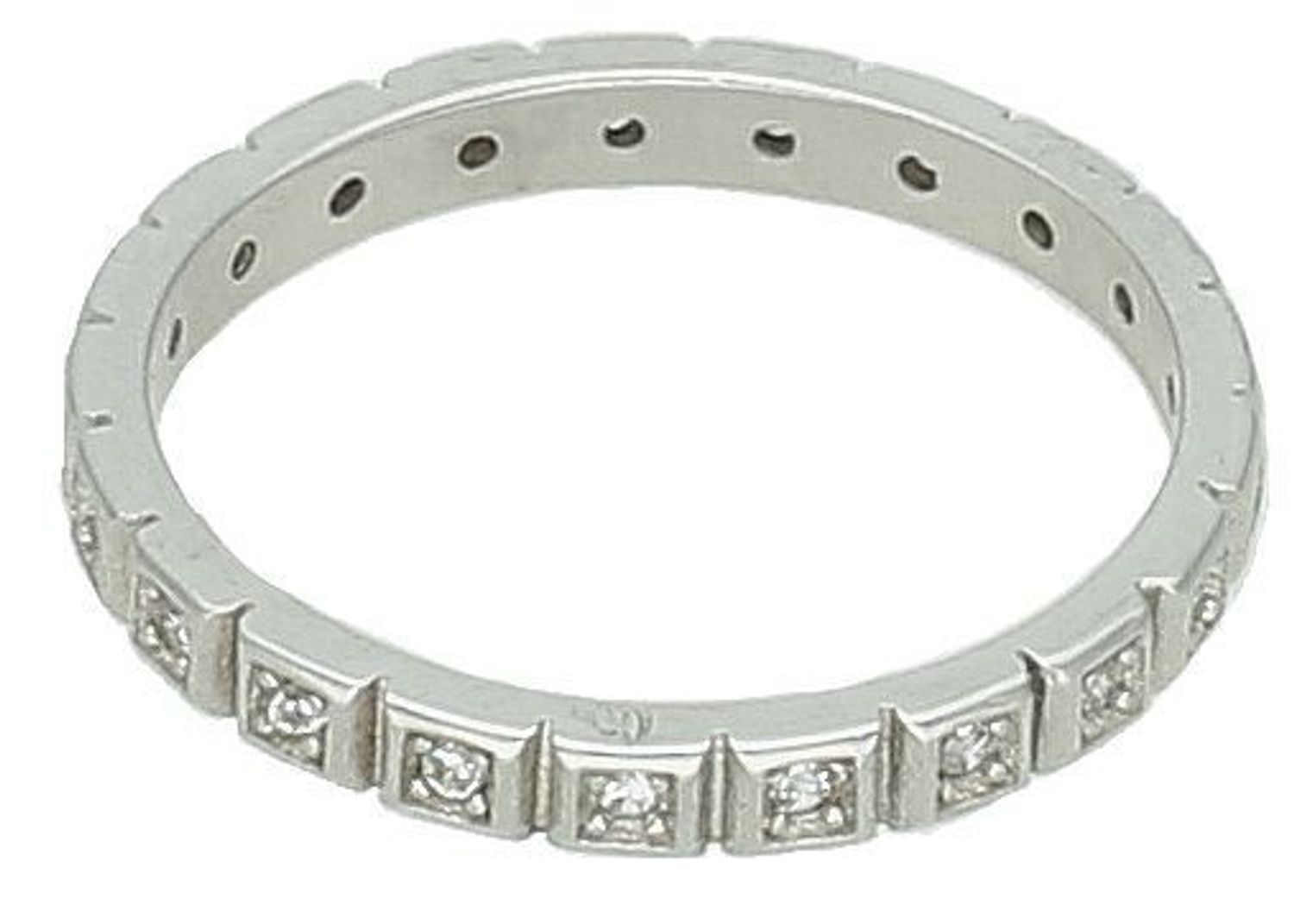 Srebrny pierścionek damski 925 obrączka rodowana z cyrkoniami dia-prs-7533-925. Srebrny pierścionek damski. Srebrny pierścionek z cyrkoniami. Pierścionek srebrny damski..jpg