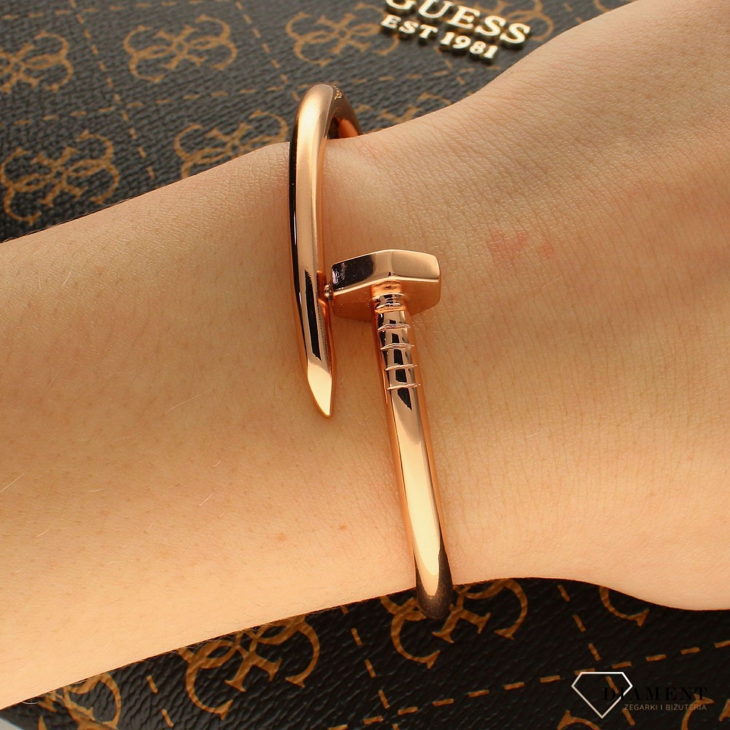 Bransoletka różowe złoto Karpiński gwóźdź gwozdz-B14172AuR (2).jpg